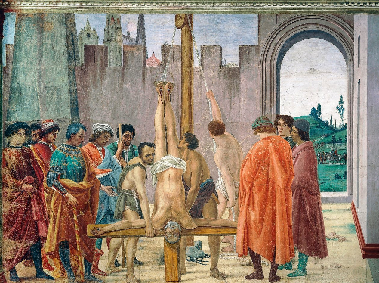 Pyhän Pietarin marttyyrikuolema, Filippino Lippi tekijältä Filippino Lippi