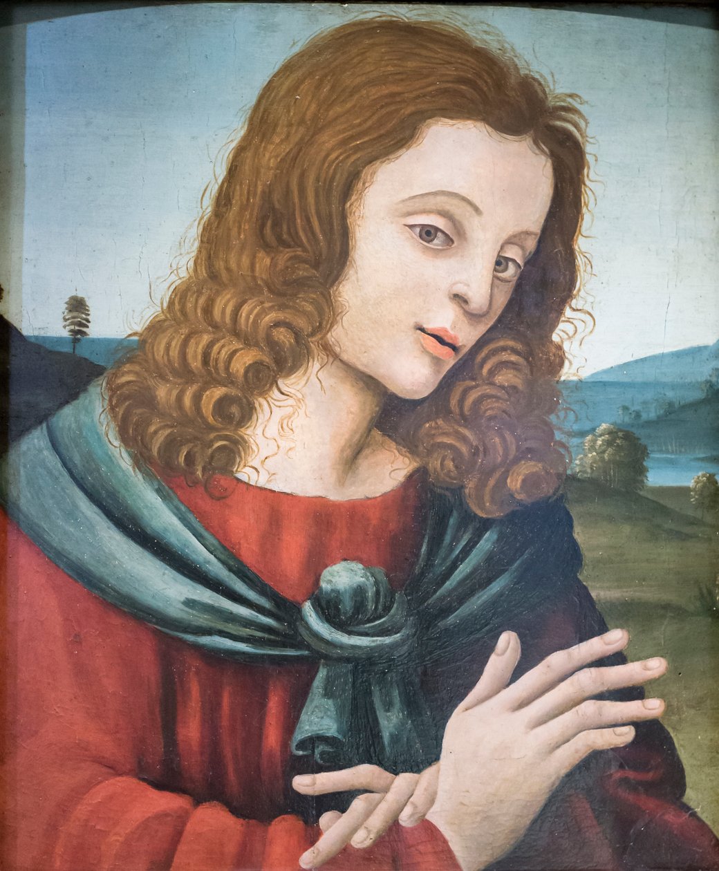 Johannes evankelista, Filippino Lippin seuraaja (öljy puulle) tekijältä Filippino Lippi