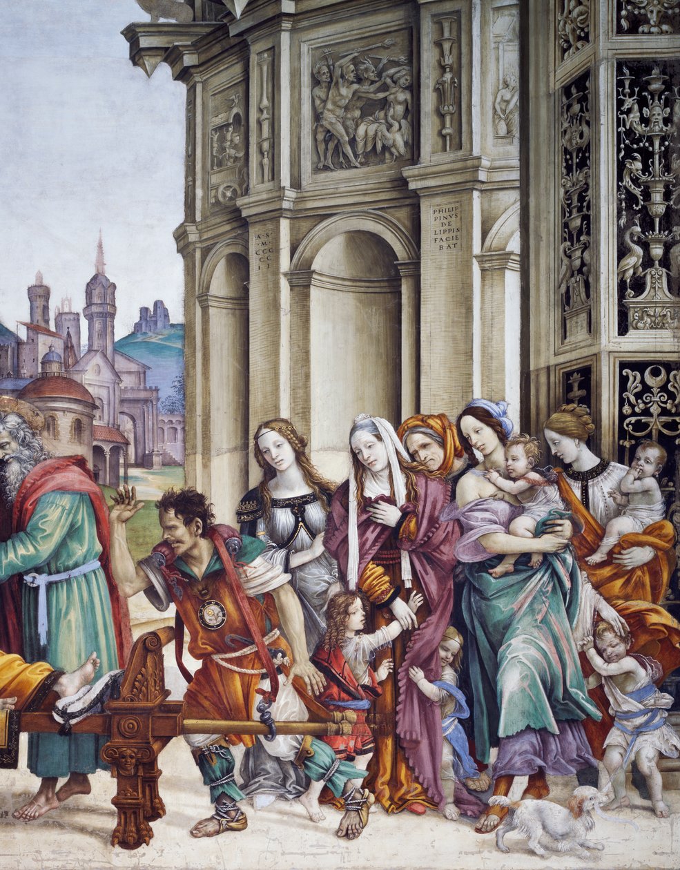 Pyhän Johanneksen tarinat, kirjoittanut Filippino Lippi tekijältä Filippino Lippi