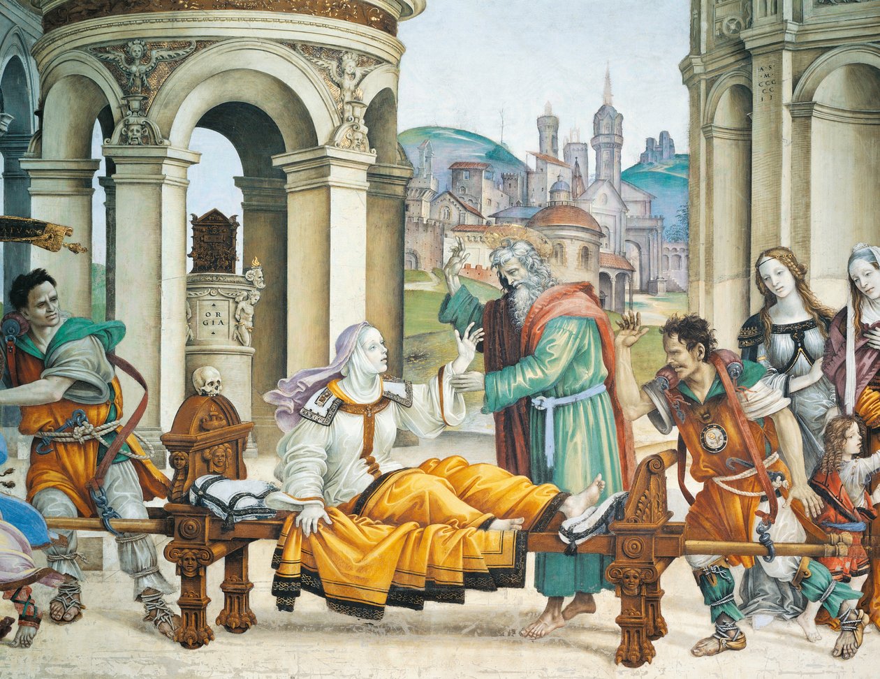 Pyhän Johanneksen tarinat, kirjoittanut Filippino Lippi tekijältä Filippino Lippi