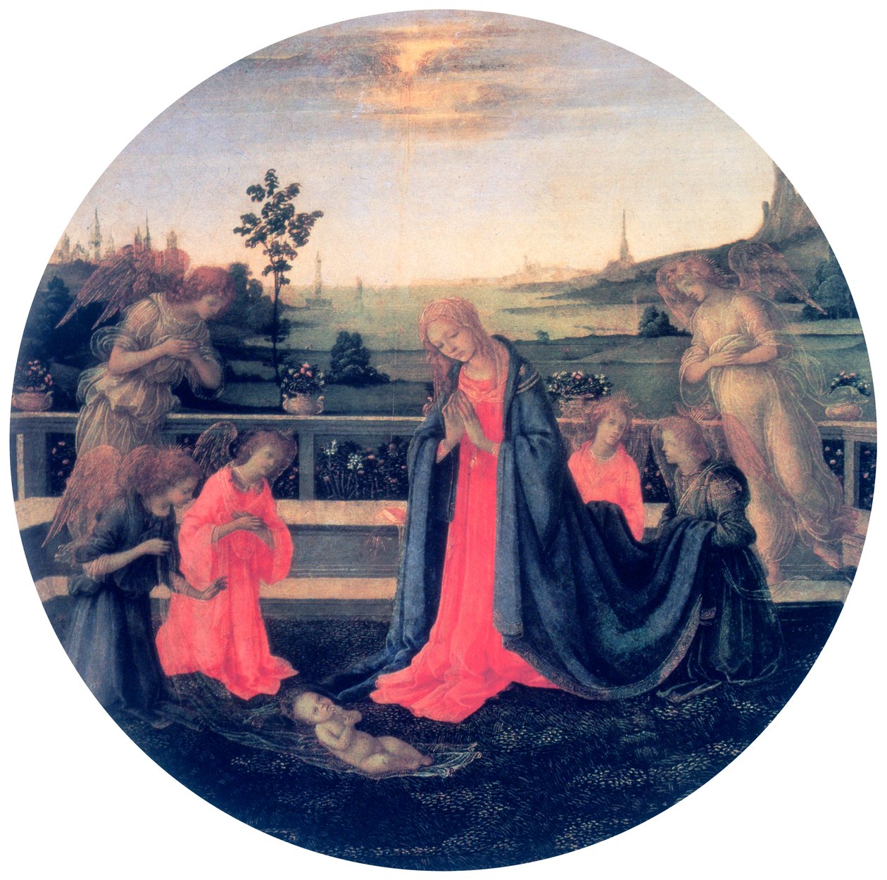 Adoration, 1480-luku tekijältä Filippino Lippi