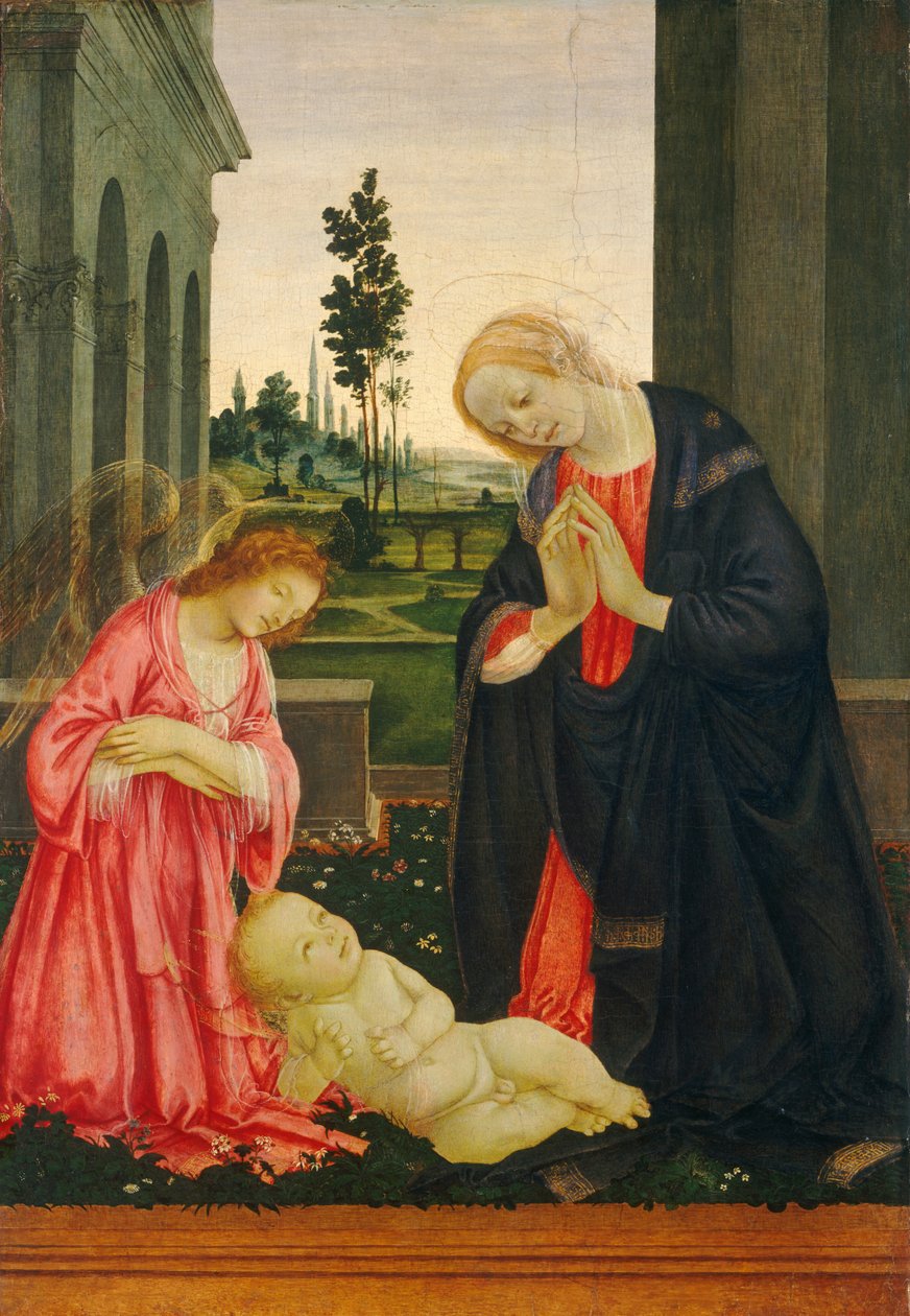 Lapsen palvonta tekijältä Filippino Lippi