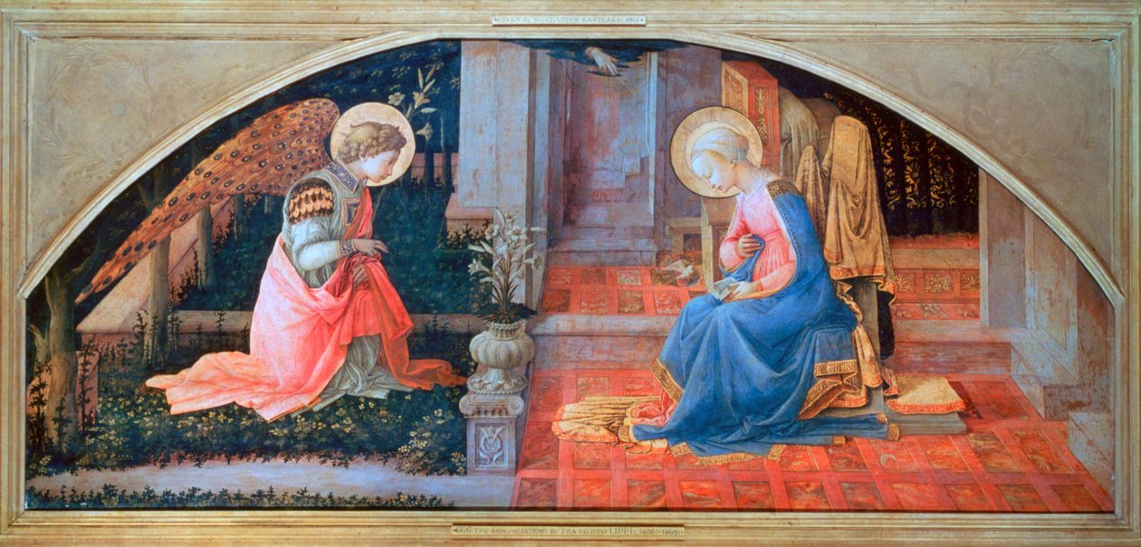 The Annunciation, c1450-1453 tekijältä Filippino Lippi