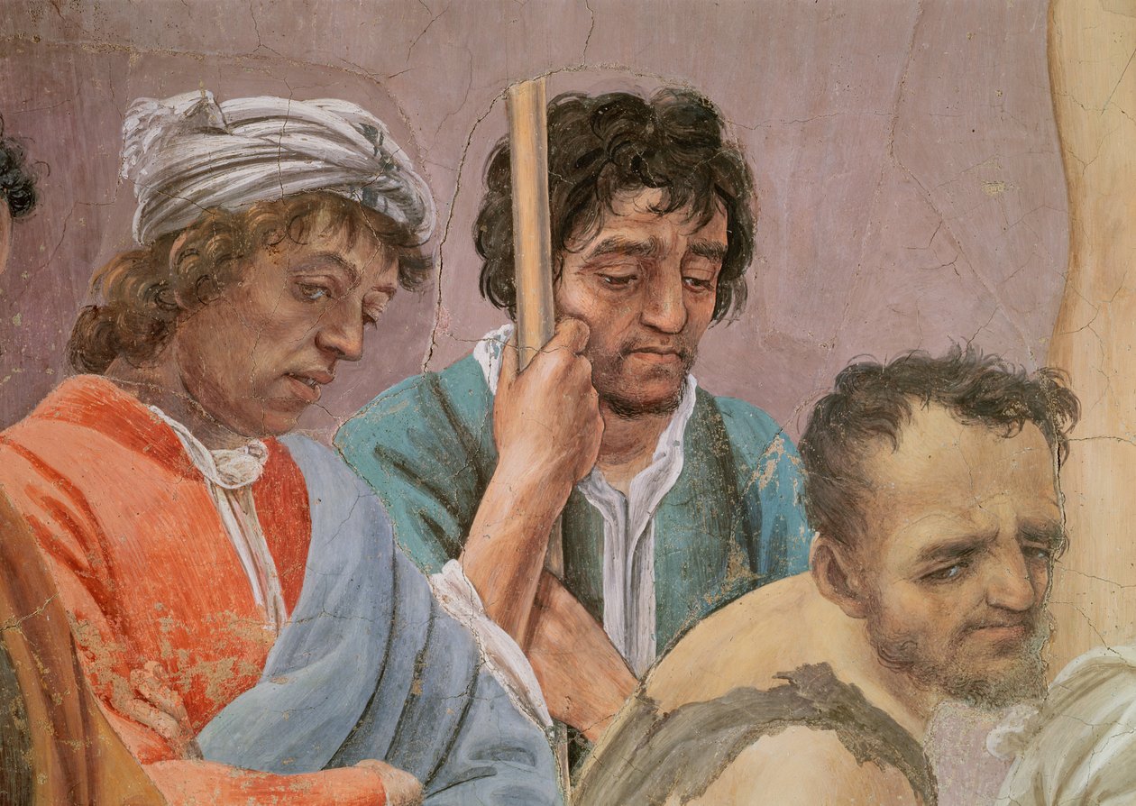 Kiista Simon Magon kanssa ja Pyhän Pietarin ristiinnaulitseminen, n. 1480 tekijältä Filippino Lippi