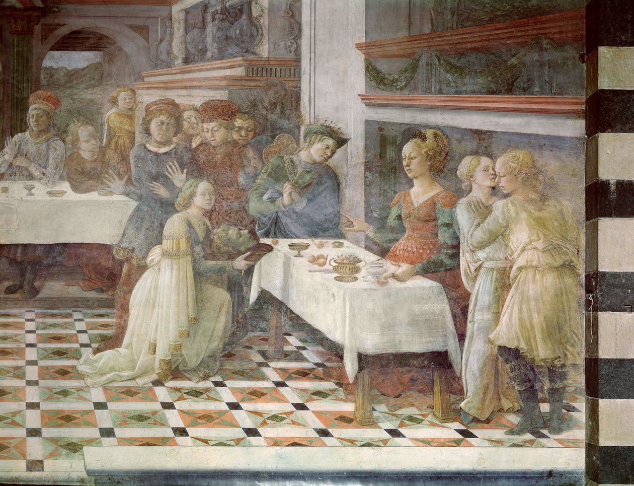 Herodeksen juhla, 1452-1464 tekijältä Filippino Lippi