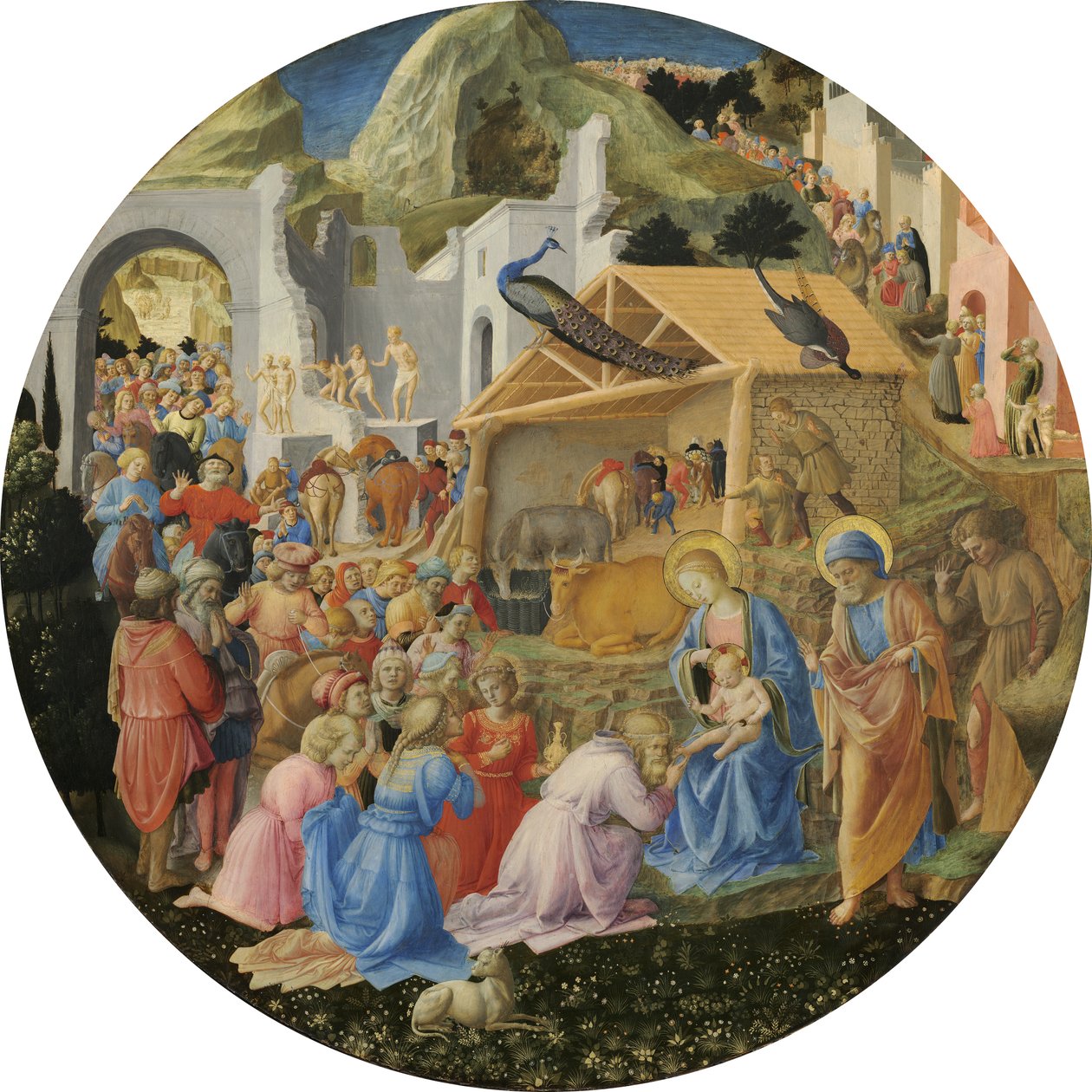 Maagien palvonta tekijältä Fra Filippo Lippi