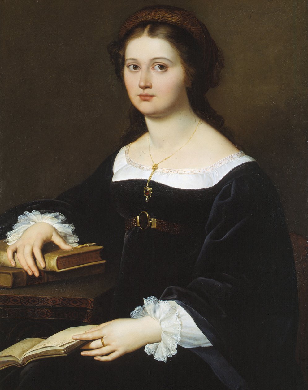 Costanza Monti Perticarin muotokuva, 1819-1821. tekijältä Filippo Agricola