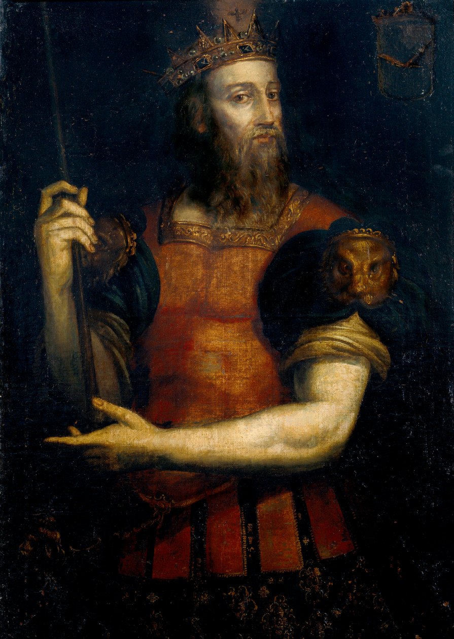 Muotokuva Wambasta, Hispanian visigootista (hallitus 672-680) tekijältä Filippo Ariosto