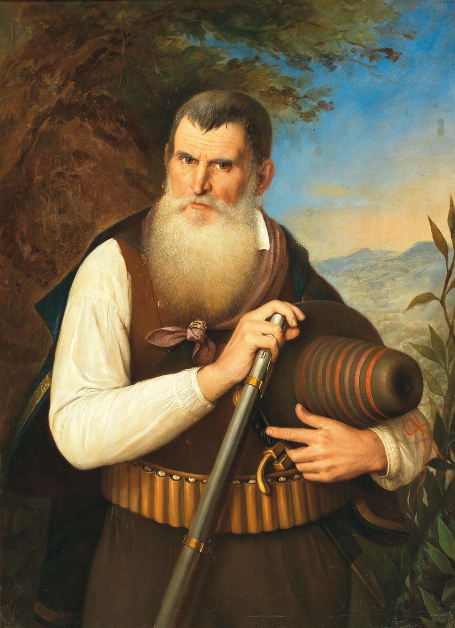Antonio Gasbarronen muotokuva 1793-1880. tekijältä Filippo Balbi