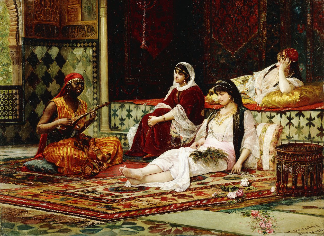 Haaremissa, 1881 tekijältä Filippo Baratti