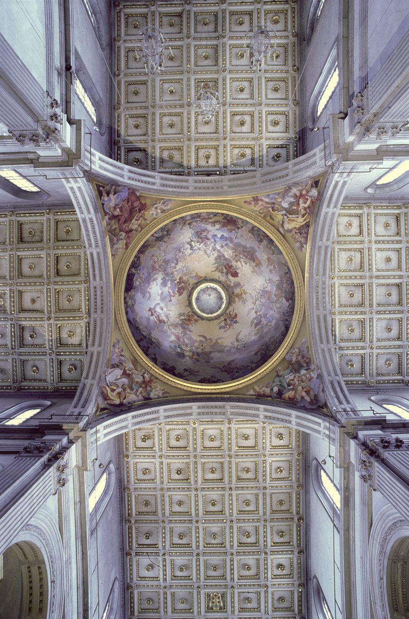 Näkymä vuonna 1425-46 rakennetun kupolin sisäpuolelta tekijältä Filippo Brunelleschi