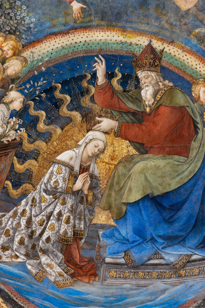 Coronació de Maria, detall finlandès tekijältä Filippo Lippi
