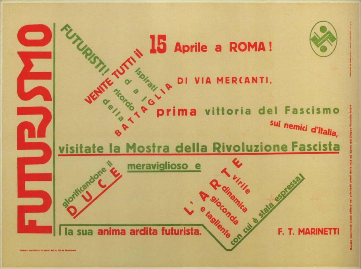Futurismi, 1932 tekijältä Filippo Tommaso Emilio Marinetti