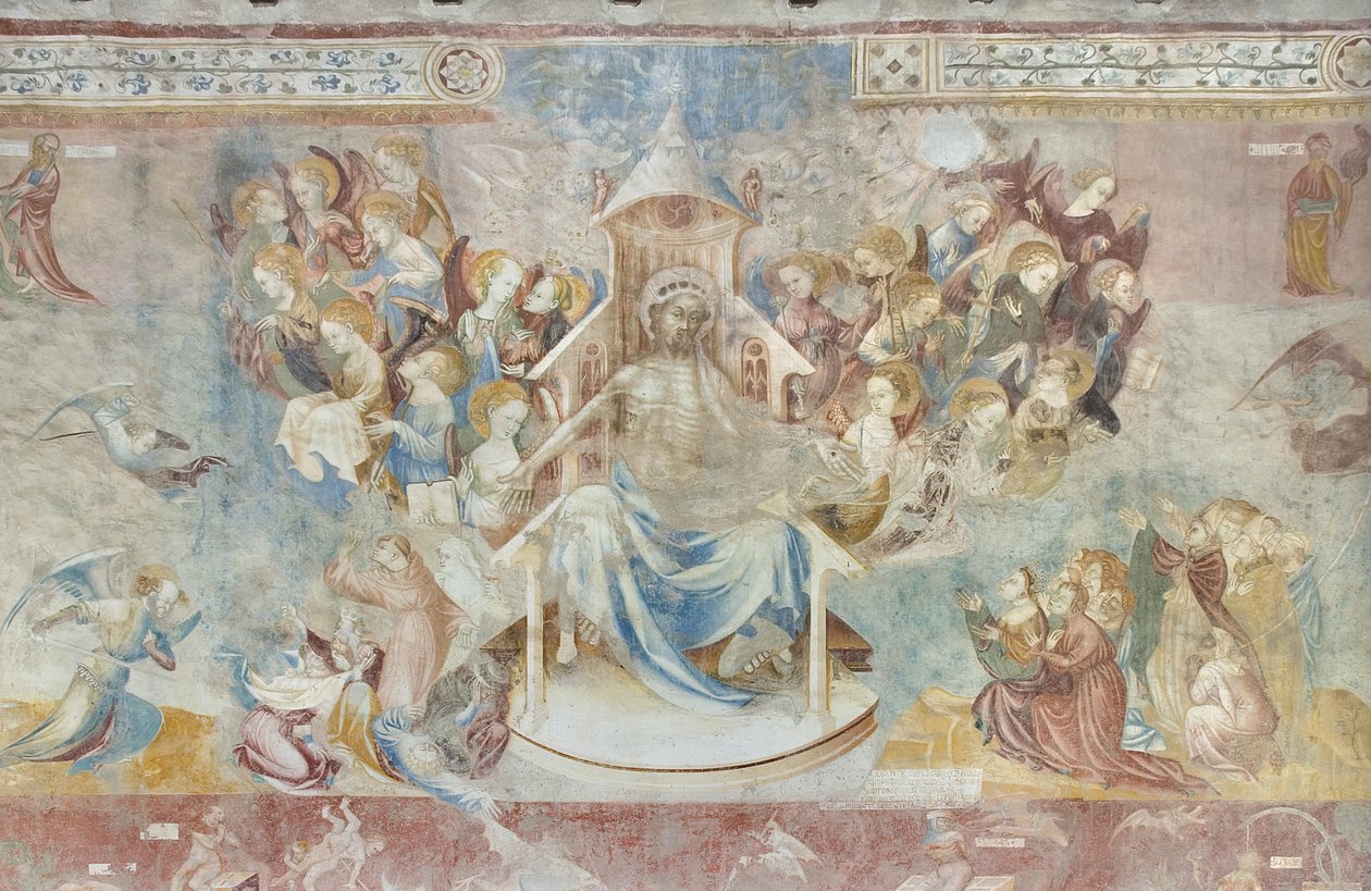 Viimeinen tuomio, n. 1400 tekijältä Filippolo de and Veris da Milano Veris da Milano