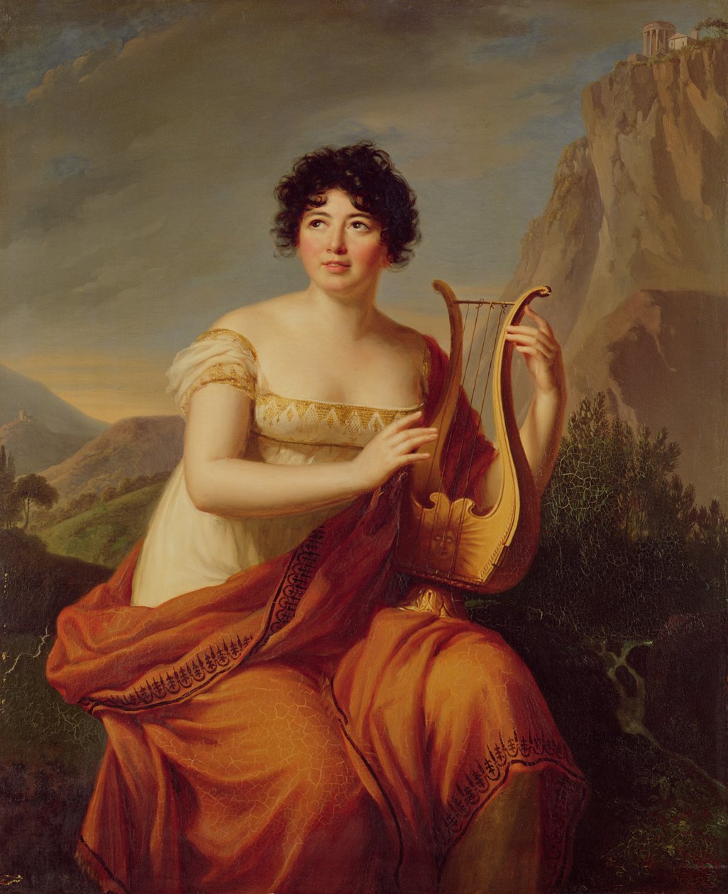Madame de Stael Corinnen roolissa tekijältä Firmin Massot