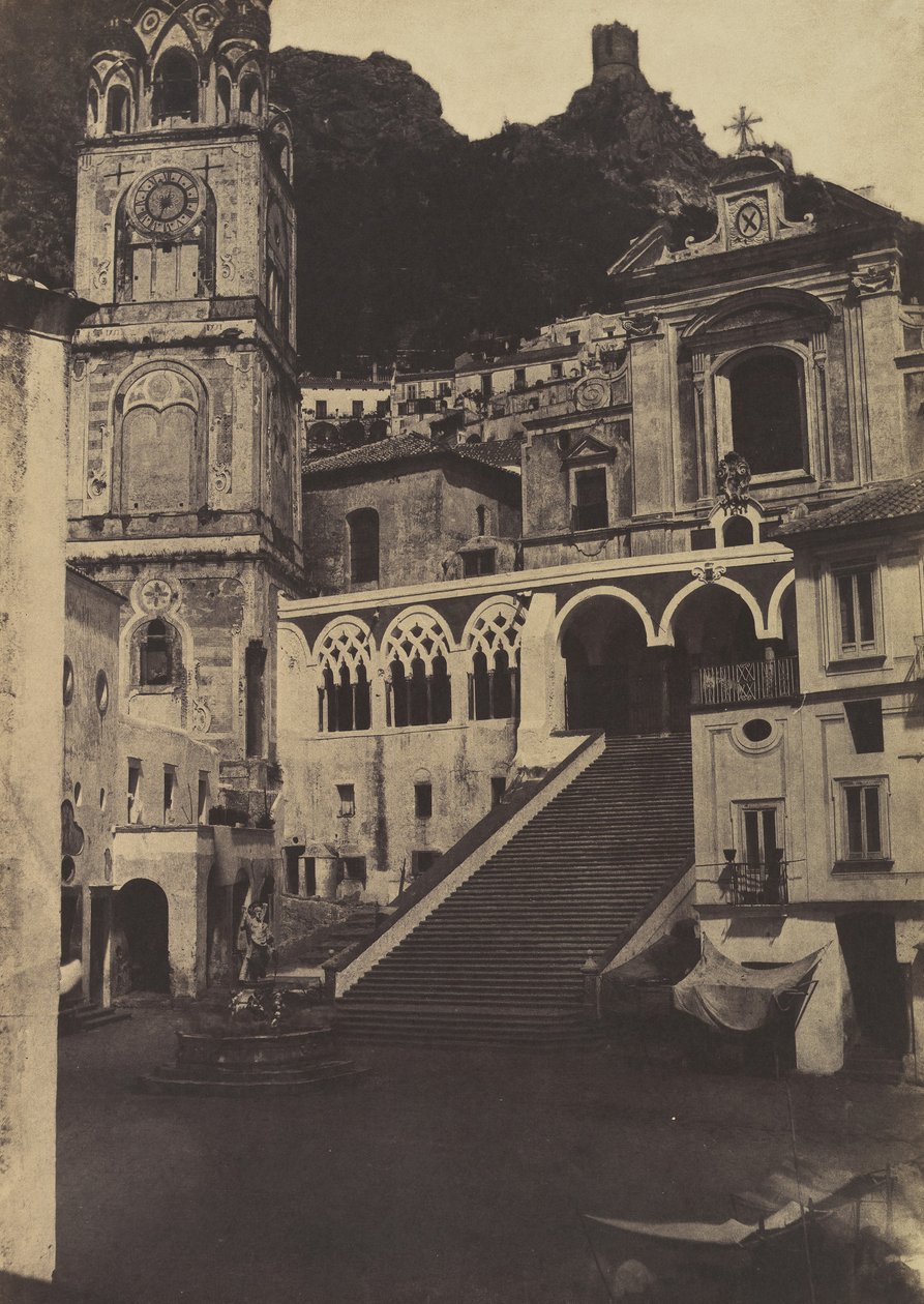 Amalfi, katedraali, 1853. tekijältä Firmin Eugène Le Dien