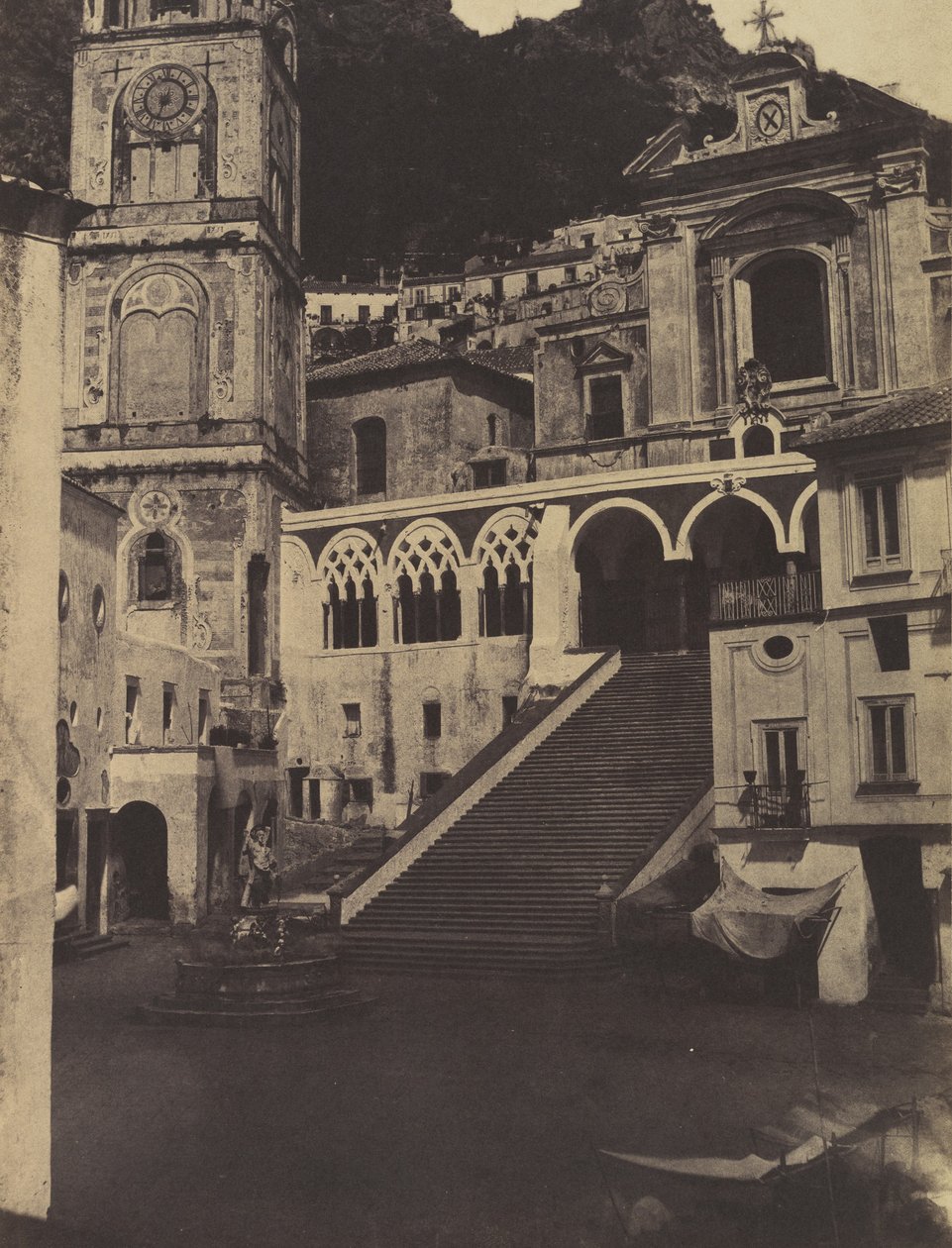 Amalfi, katedraali, 1853. tekijältä Firmin Eugène Le Dien