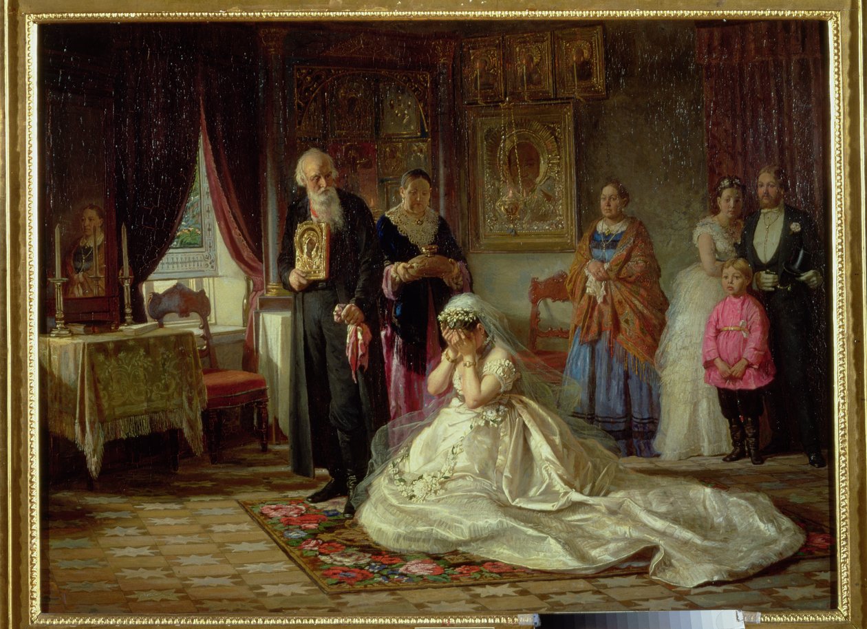Ennen häitä, 1874 tekijältä Firs Sergeevich Zhuravlev