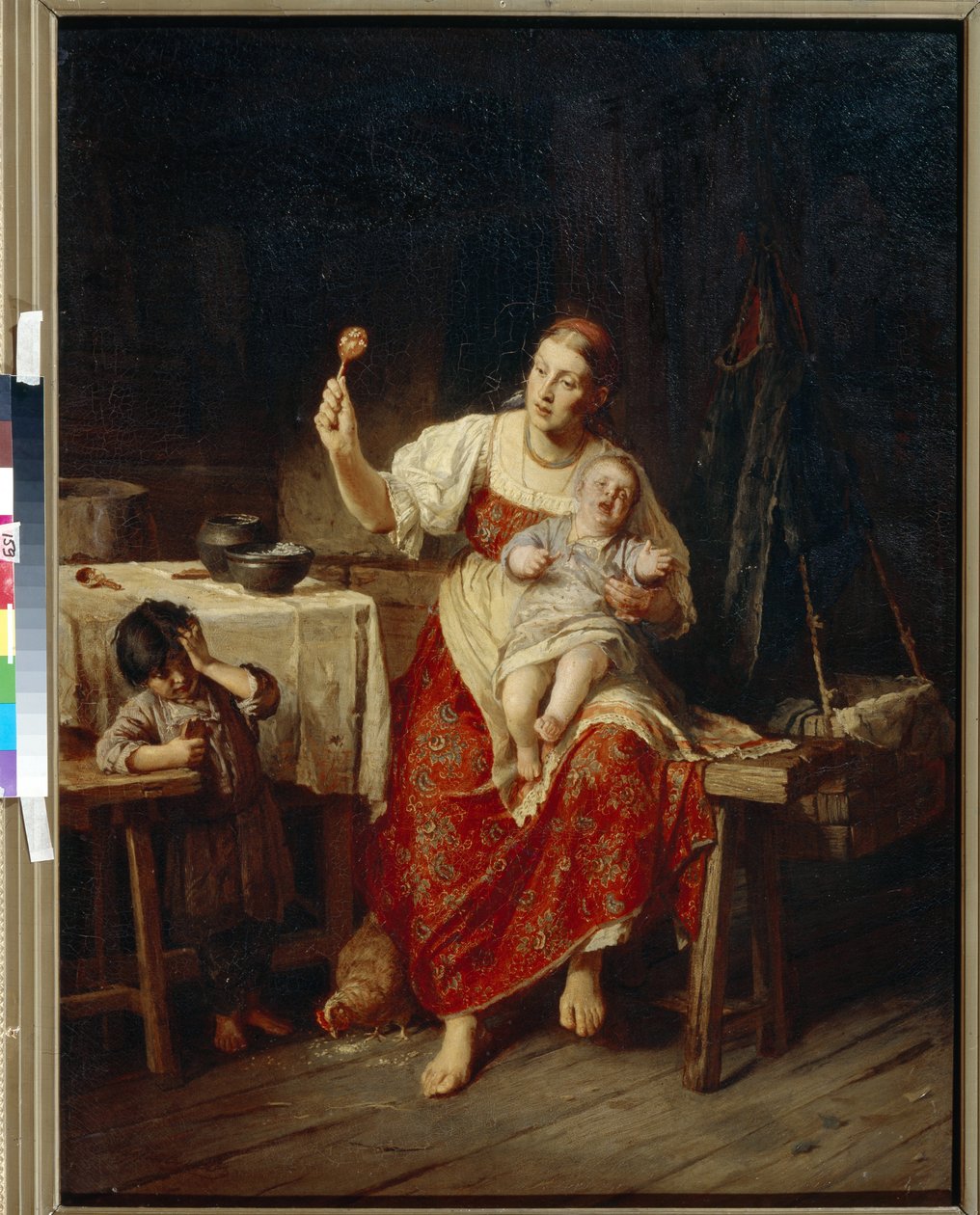 La belle mere - Peinture de Firs Sergeevich Zhuravlev ((Firs Jouravliov tekijältä Firs Sergeevich Zhuravlev