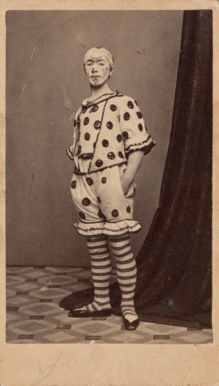 Klovnin muotokuva,c. 1863 (kuva) tekijältä Fisher Brothers