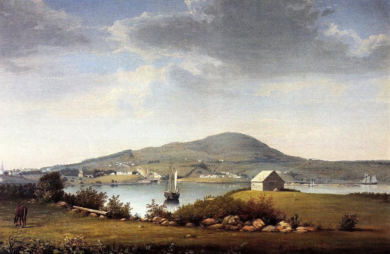 Blue Hill, Maine, Yhdysvallat, noin 1853-57. tekijältä Fitz Henry Lane