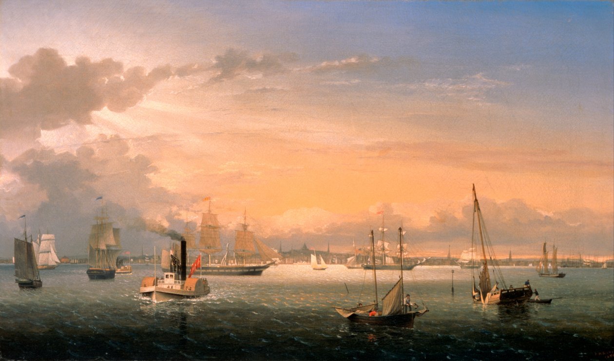 Bostonin satama tekijältä Fitz Henry Lane