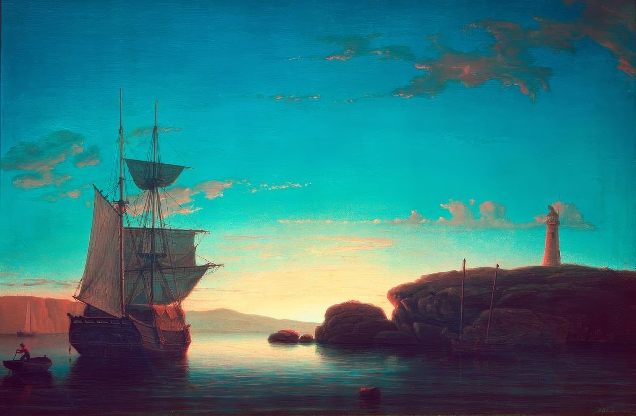 Camdenin majakka, Maine tekijältä Fitz Henry Lane