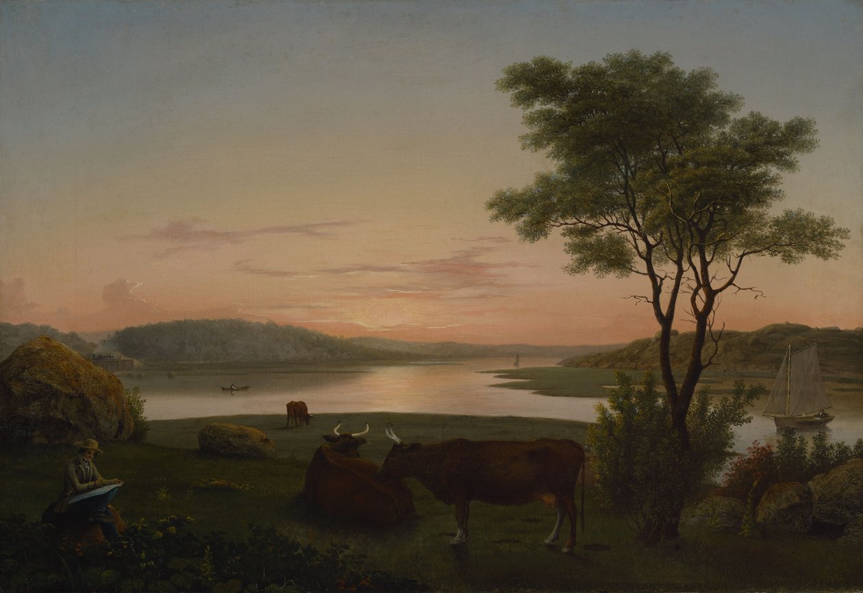 New Englandin salmi ja omakuva tekijältä Fitz Henry Lane