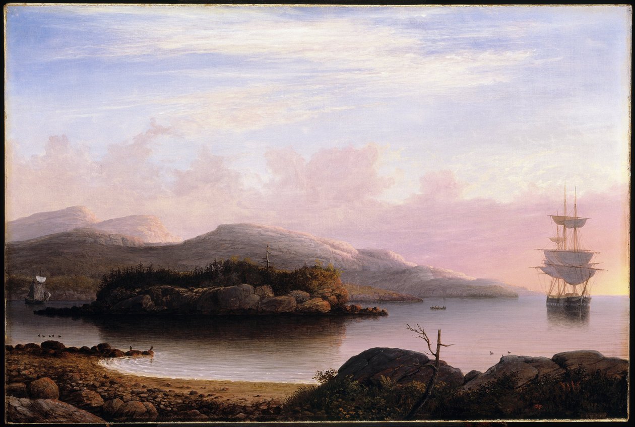 Mount Desert Islandin ulkopuolella tekijältä Fitz Henry Lane