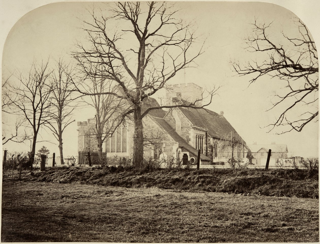 St Paulinuksen kirkko, Crayford, Lontoo, c1865-c1894 tekijältä Flaxman Charles John Spurrell
