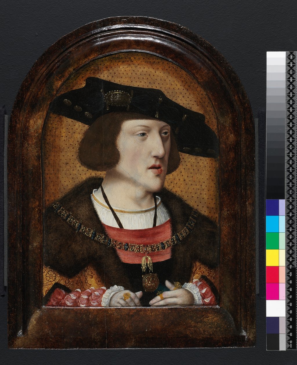 Keisari Kaarle V (1500-58) noin 1515 tekijältä Flemish School