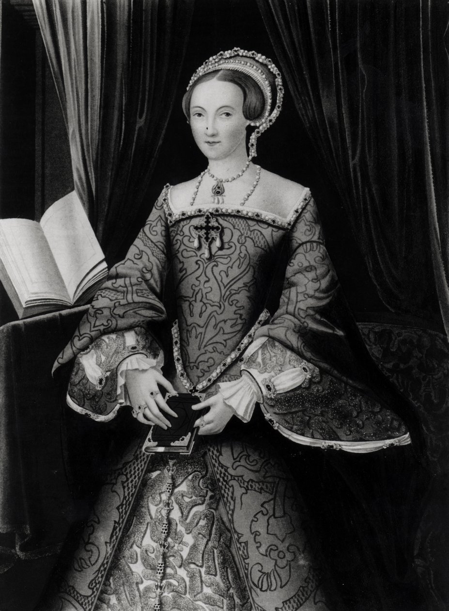 Muotokuva Elisabet I:stä prinsessana (1533-1603) noin 1546. tekijältä Flemish School