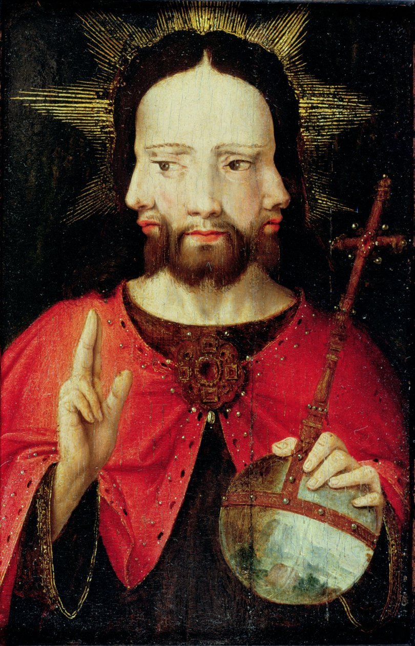 Trinitäärinen Kristus, noin 1500 tekijältä Flemish School