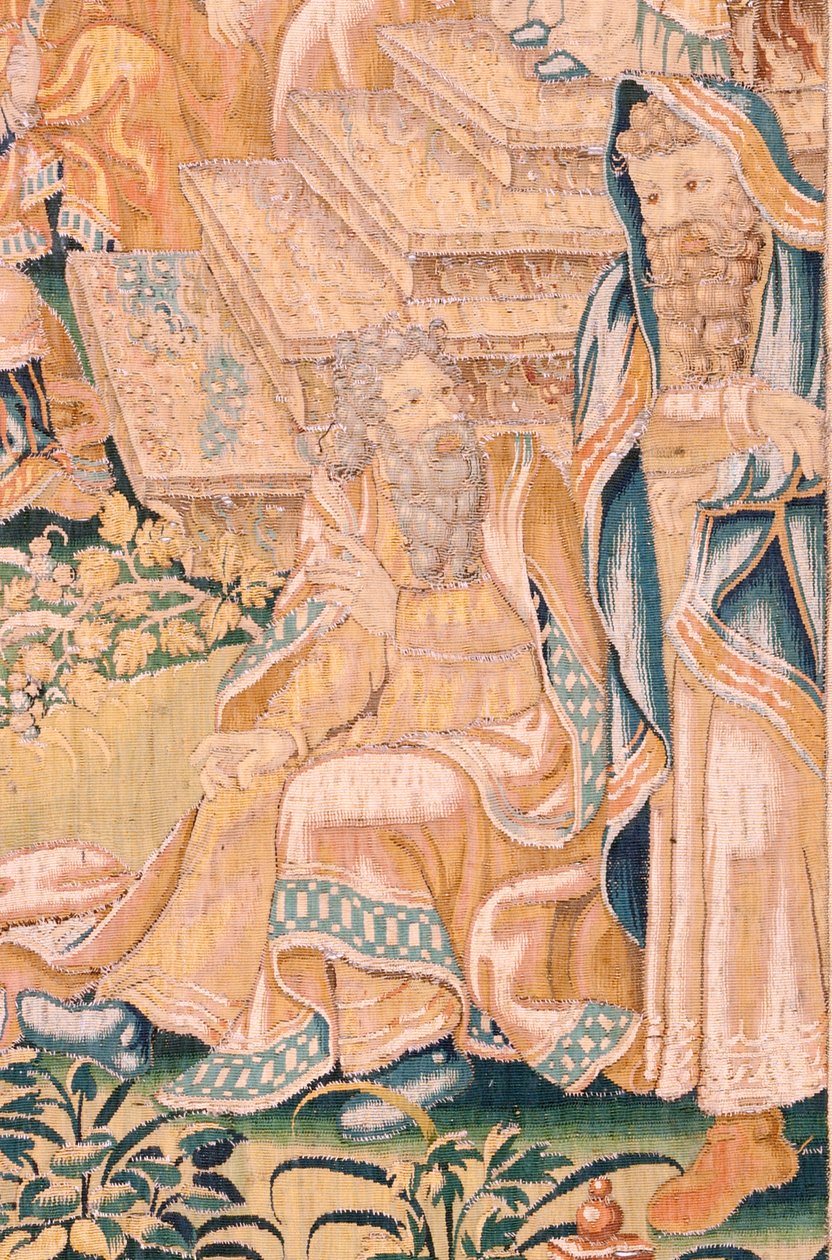 Flanderin kuvakudos. Sarja Judith kirja. Paluu Bethuliaan (Regreso a Betulia). Sarjan kahdeksas kuvakudos. Valmistus Alankomaat, Bryssel(?). 1500-luvun toinen puoli. Kangas Villa. Sijainti Barin Pyhän Nikolauksen kirkko (museo avattu tekijältä Flemish School