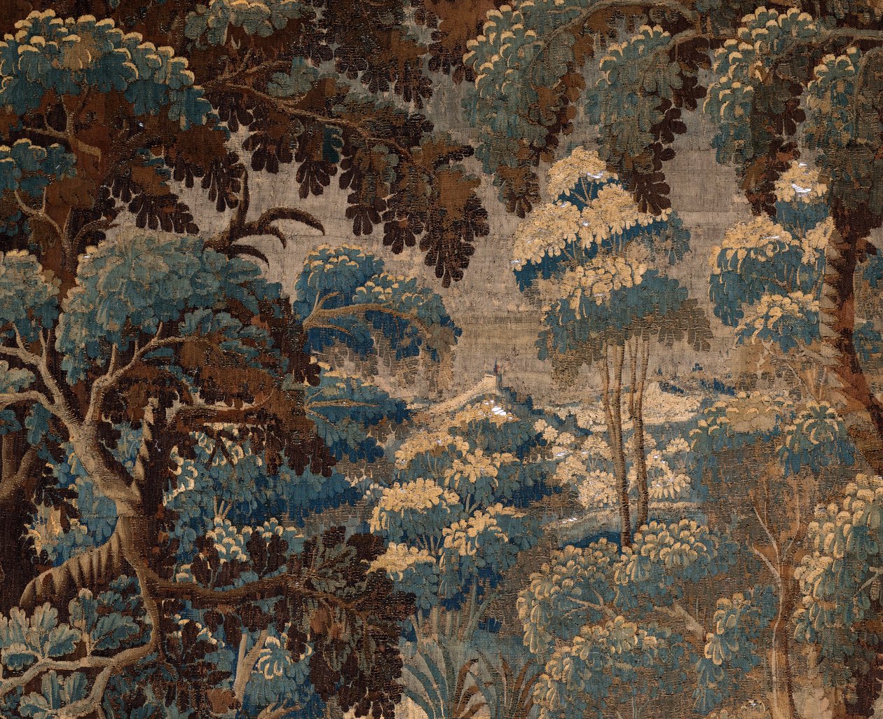 Flanderin kuvakudos. kestää. 1700-luvun loppu - 1700-luvun alku. Kirkon omaisuus Sint-Walburgakerk Oudenaarde (Dekenij van de Sint-Walburga). tekijältä Flemish School