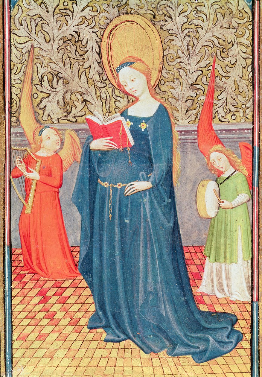 Fol.144v St. Cecilia, Don Duarten tuntikirjasta tekijältä Flemish School