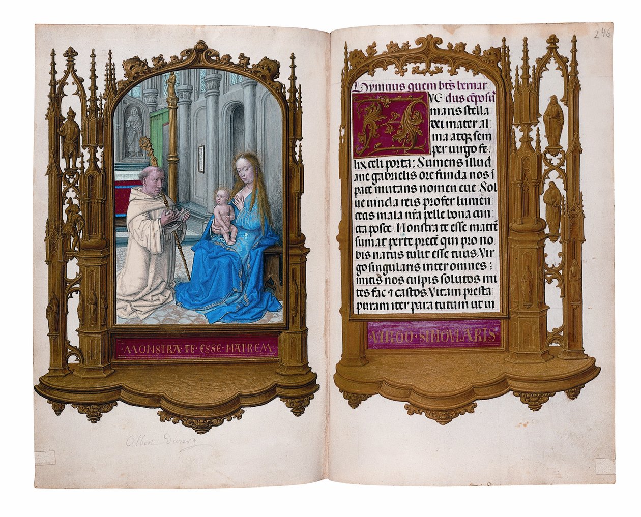 Folios Rothschildin tuntikirjasta, Gent tai Brugge, n. 1505 tekijältä Flemish School