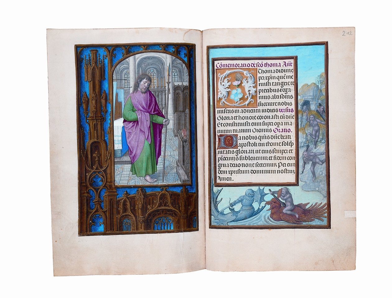 Folios Rothschildin tuntikirjasta, Gent tai Brugge, n. 1505 tekijältä Flemish School