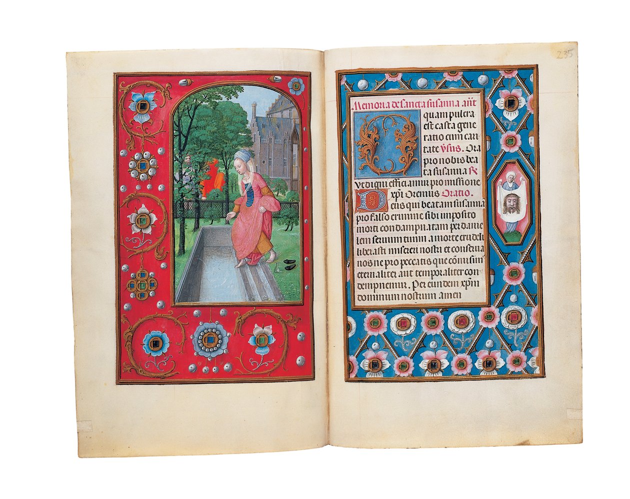 Folios Rothschildin tuntikirjasta, Gent tai Brugg, n. 1505 tekijältä Flemish School
