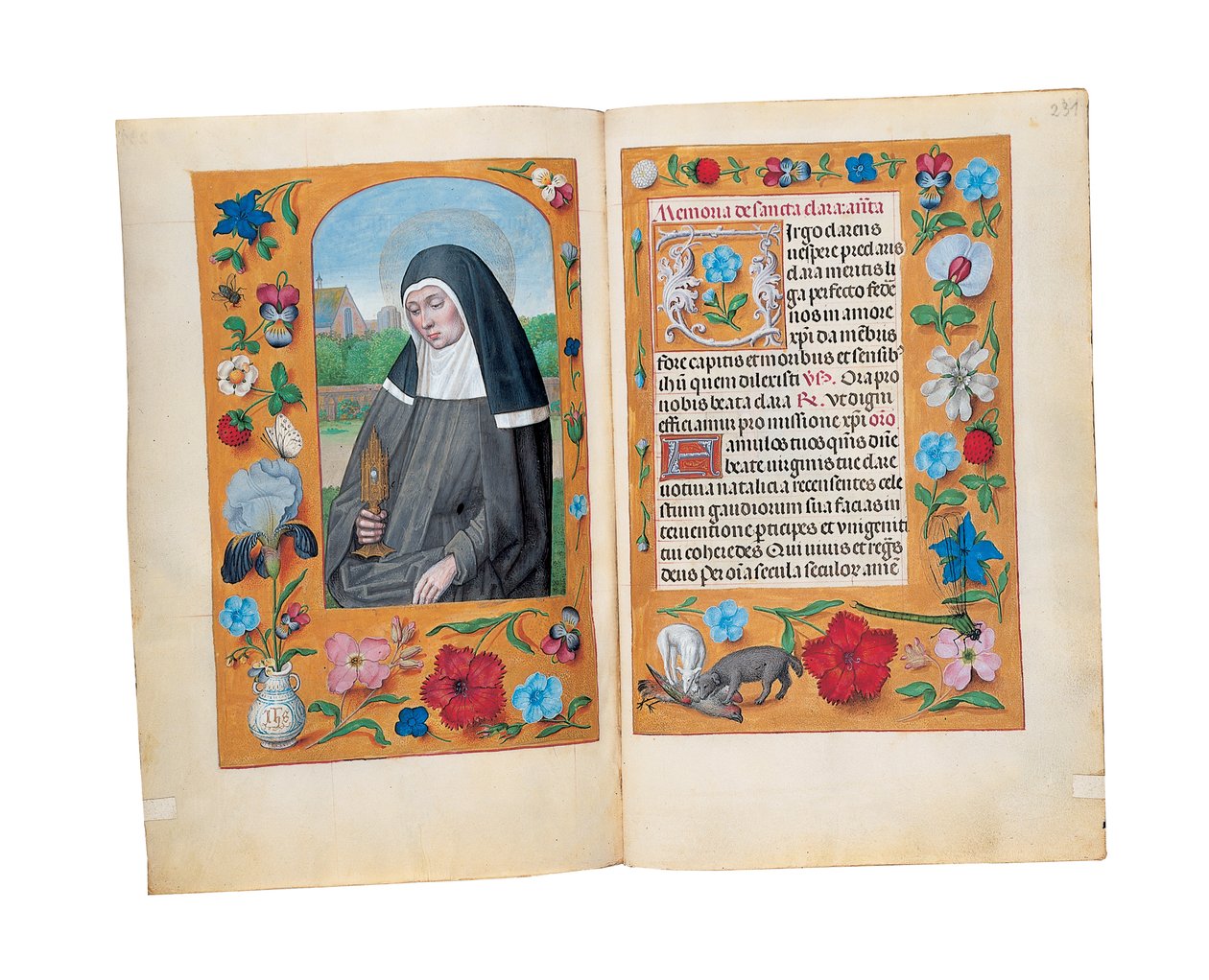 Folios Rothschildin tuntikirjasta, Gent tai Brugg, n. 1505 tekijältä Flemish School