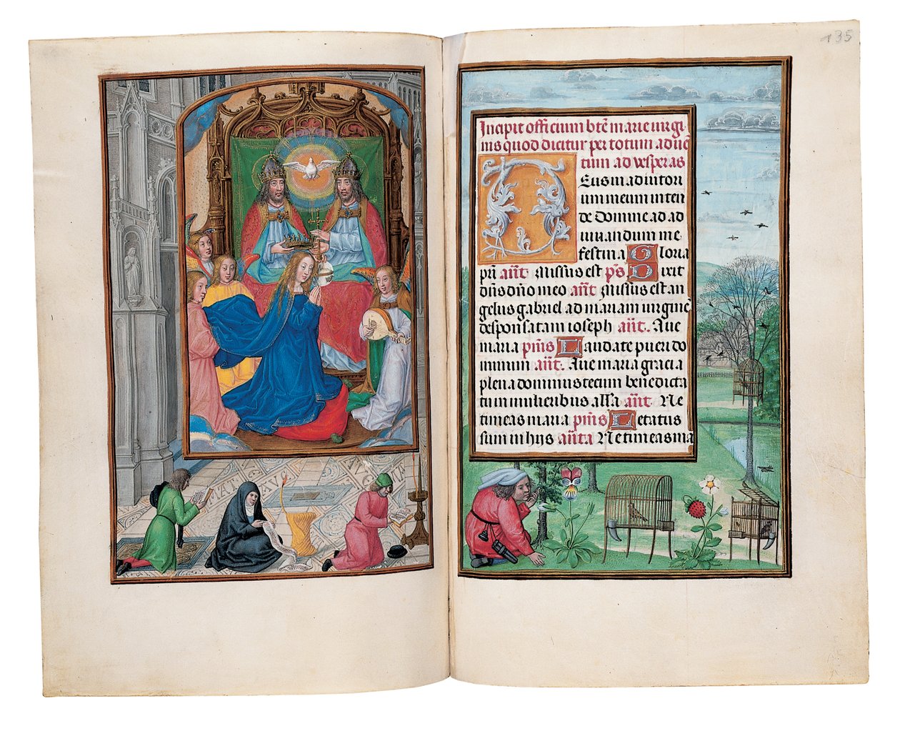 Folios Rothschildin tuntikirjasta, Gent tai Brugge, n. 1505 tekijältä Flemish School
