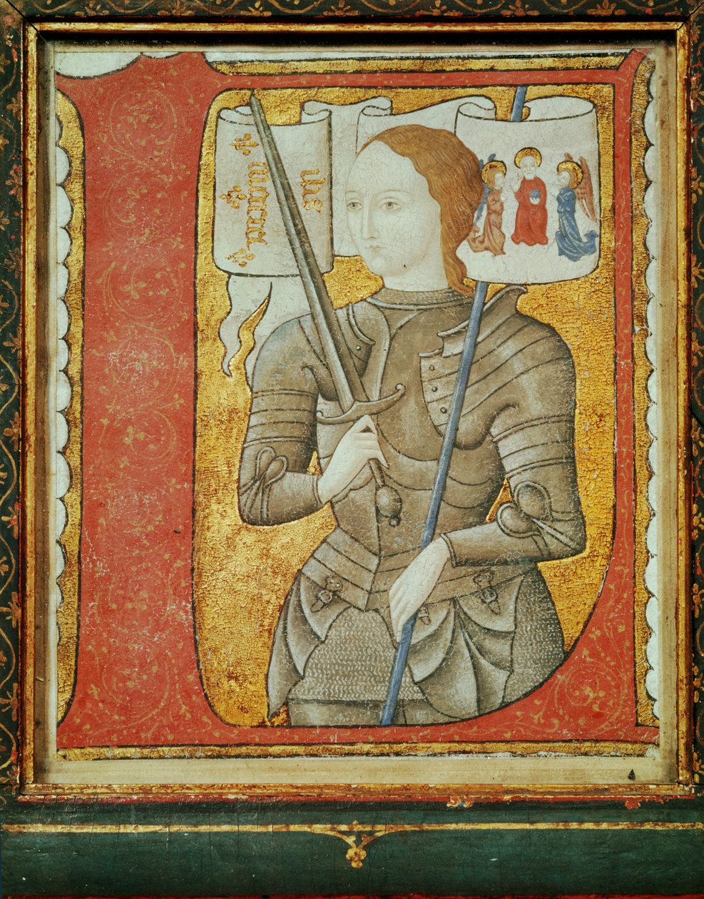Alkukirjain D esittää Jeanne d