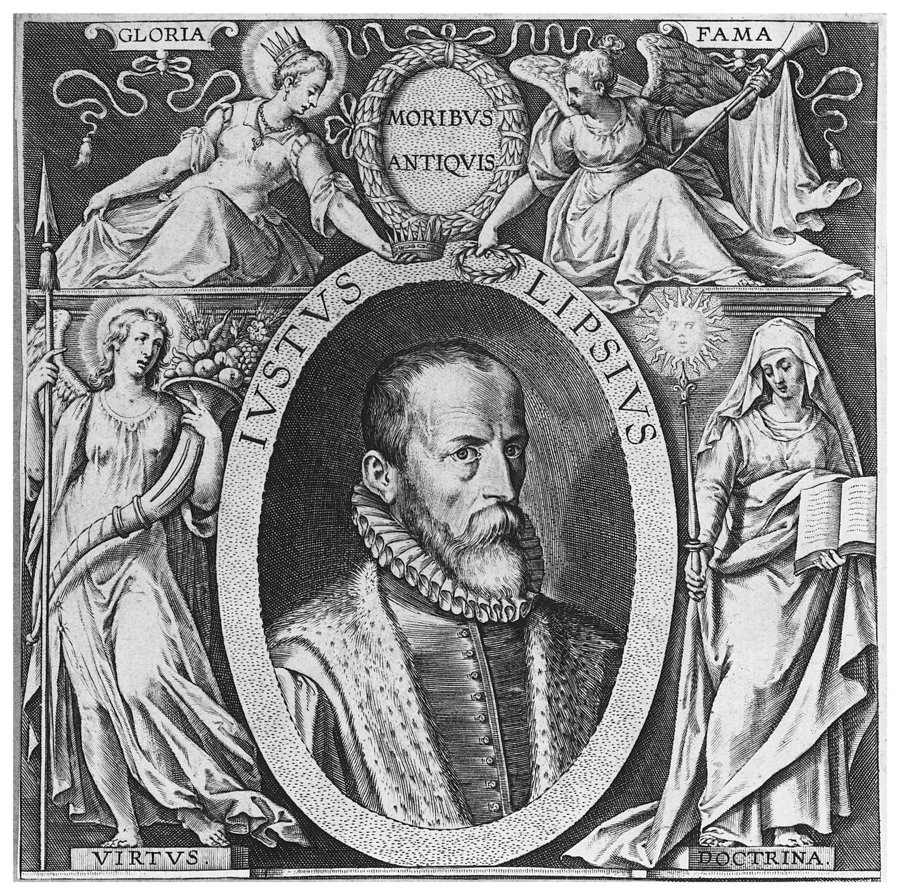 Justus Lipsius (kaiverrus) tekijältä Flemish School