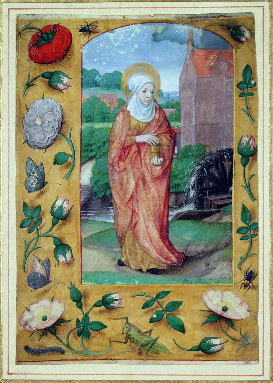 Maria Magdaleena, Tuntien kirjasta, n. 1500 tekijältä Flemish School
