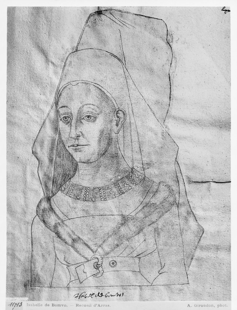 Ms 266 fol.63 Isabella of Bourbon, Charolais