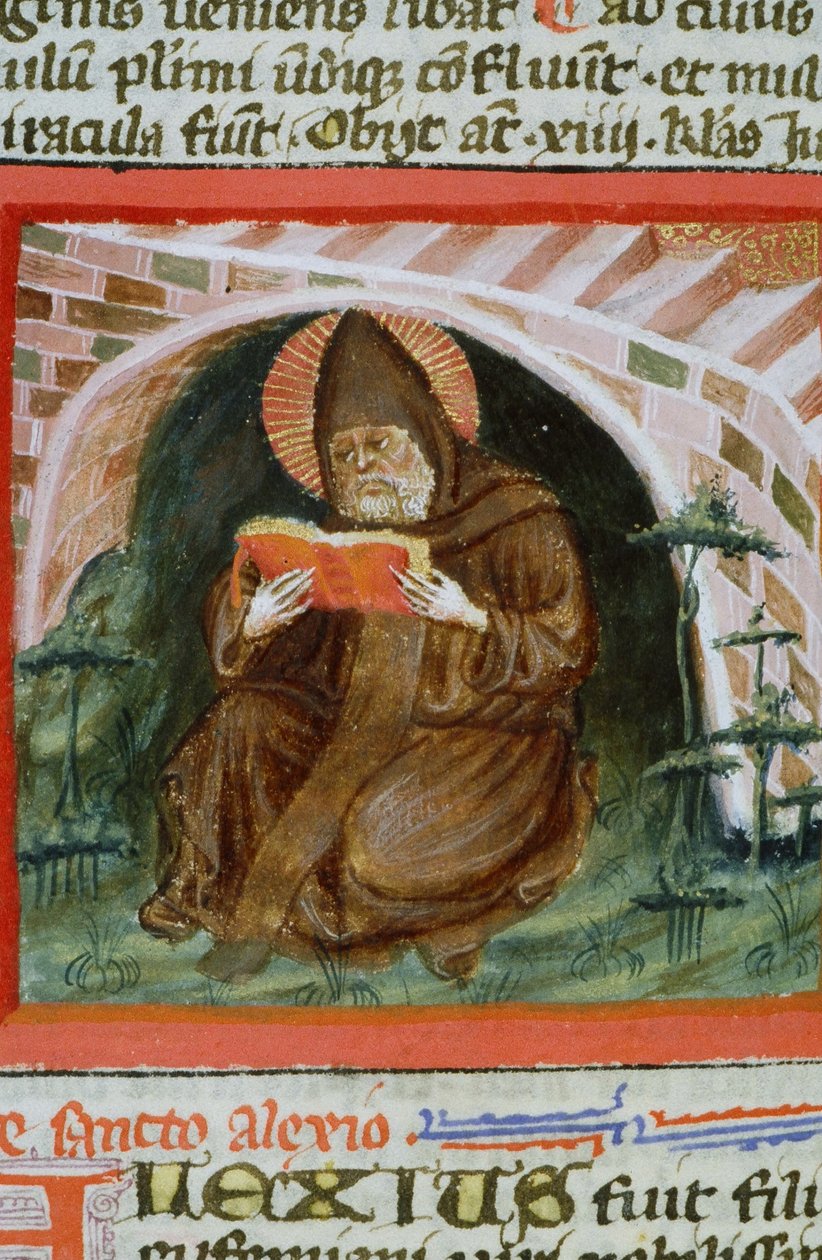 Ms Gen 1111 sivu Legenda Aureasta, Bruggesta, n. 1400-10 tekijältä Flemish School