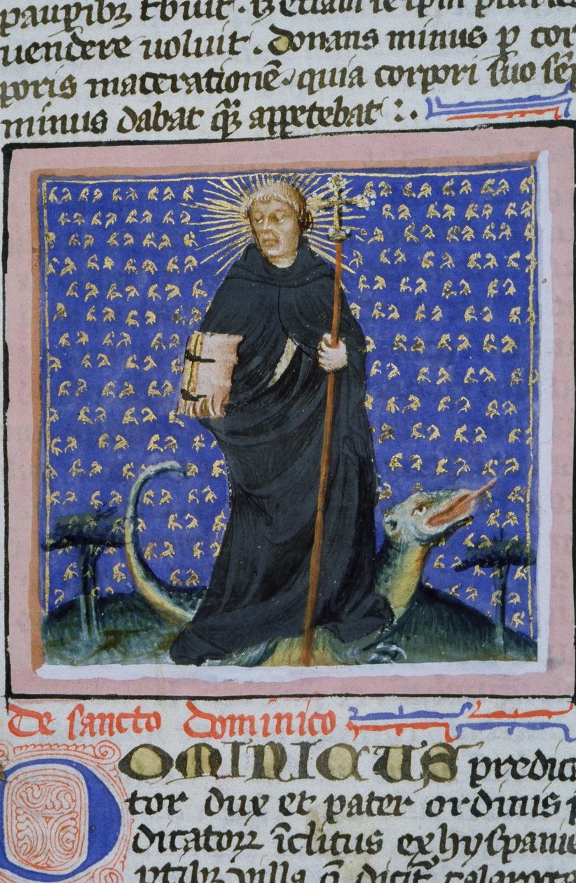 Ms Gen 1111 sivu Legenda Aureasta, Bruggesta, n. 1400-10 tekijältä Flemish School
