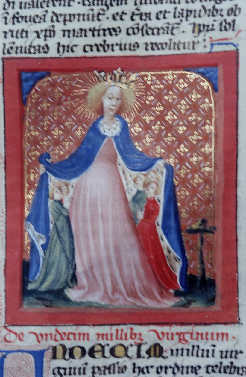 Ms Gen 1111 sivu Legenda Aureasta, Bruggesta, n. 1400-10 tekijältä Flemish School