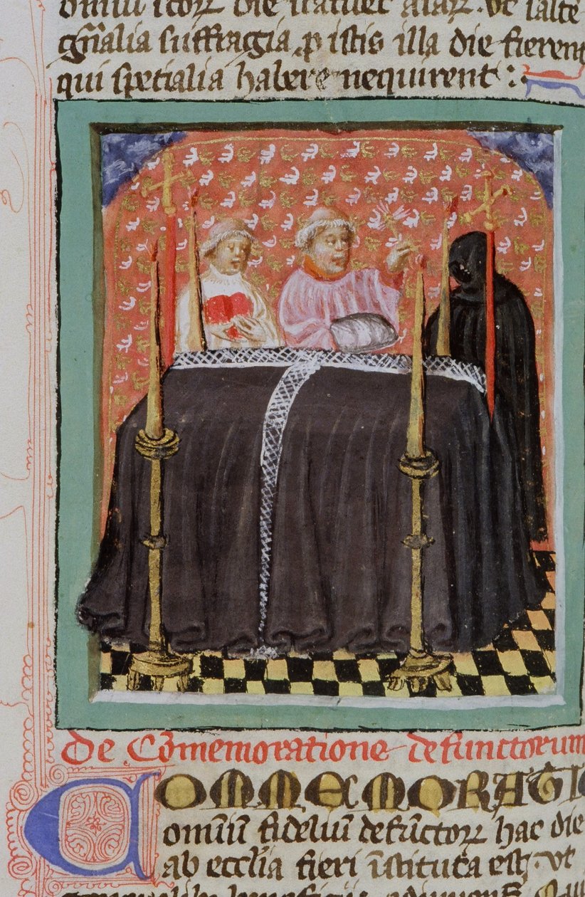 Ms Gen 1111 sivu Legenda Aureasta, Bruggesta, n. 1400-10 tekijältä Flemish School