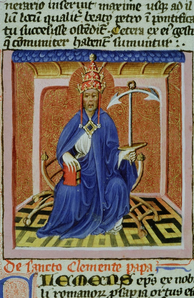 Ms Gen 1111 sivu Legenda Aureasta, Bruggesta, n. 1400-10 tekijältä Flemish School